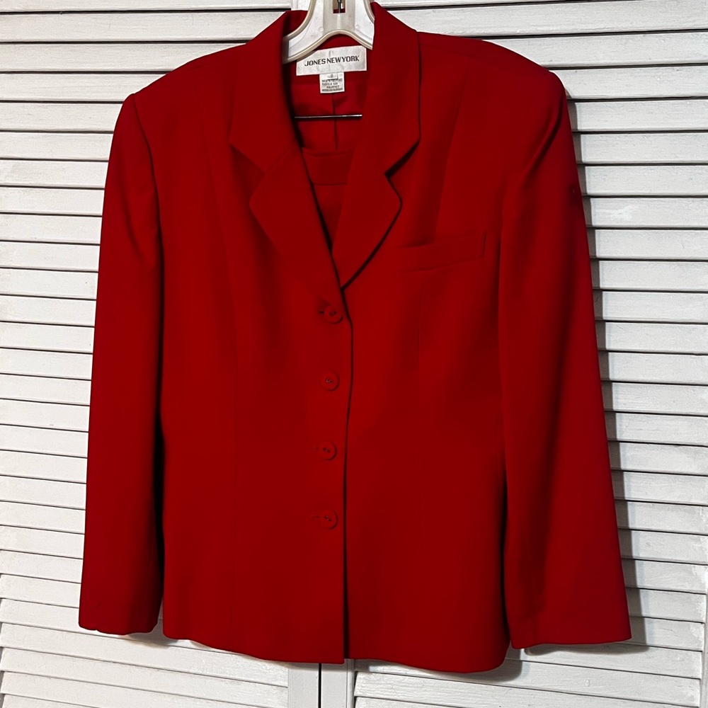jones new york women skirt jacket suit fashion design size top 8 bottom 10